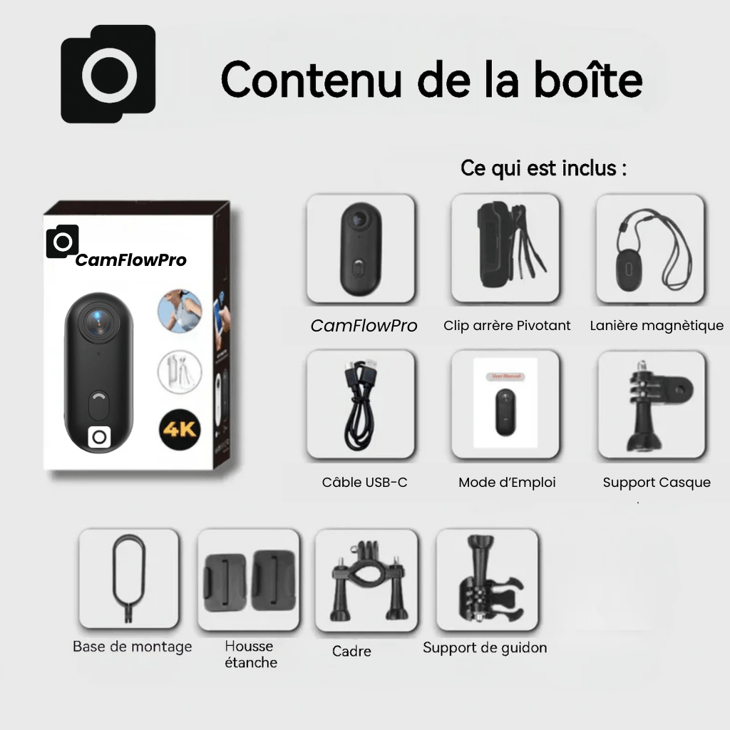 CamFlow - Votre Caméra POV Pro - CamFlow